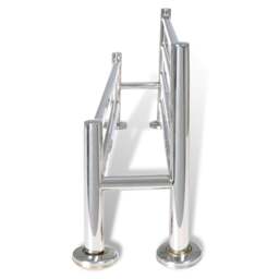 Rackhams Stainless Steel Towel Rack 6 Tubes - thumbnail 5