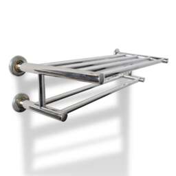 Rackhams Stainless Steel Towel Rack 6 Tubes - thumbnail 2