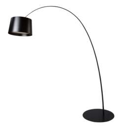 Rackhams Adjustable floor lamp in black steel 8064 - thumbnail 1