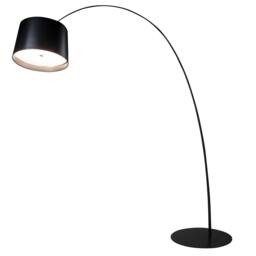 Rackhams Adjustable floor lamp in black steel 8064 - thumbnail 2