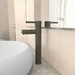Rackhams Bathroom Mixer Tap Grey 12x30 cm - thumbnail 1