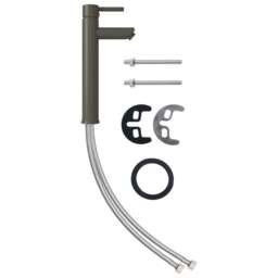 Rackhams Bathroom Mixer Tap Grey 12x30 cm - thumbnail 2