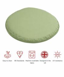 Rackhams SP Range Bistro Pad Garden Cushions – Set of 2 - Taupe - thumbnail 4