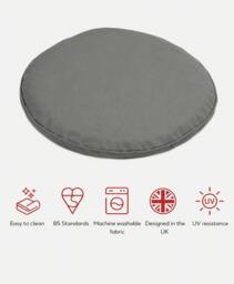 Rackhams SP Range Bistro Pad Garden Cushions – Set of 2 - Taupe - thumbnail 6