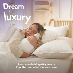 Rackhams Duck Feather Medium Support Pillow - 4 Pack - thumbnail 3