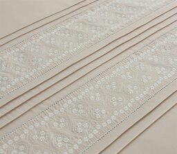 Rackhams Lottie Natural Duvet Cover Set - Single - Natural - Polycotton - thumbnail 3