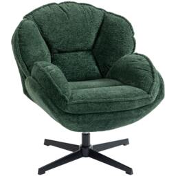 Rackhams Accent Chair with Swivel for Living Room - Dark Green - thumbnail 2