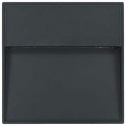 Rackhams Outdoor LED Wall Lights 2 pcs 3 W Black Square - thumbnail 5