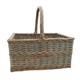 Rackhams Triple Weave Butchers Wicker Shopping Basket