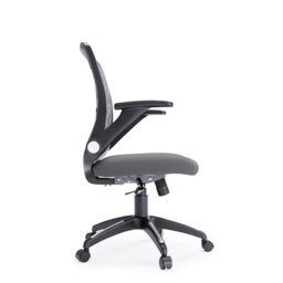 Rackhams Toronto Office Chair with Wheels in Grey - Grey - thumbnail 4