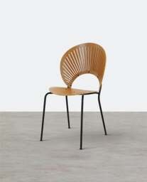 Rackhams A Set of 2 Conker Dining Chair, Solid Wood - Cherry Wood Color - A Set of 2 Chairs - NO PU Seat Pad - thumbnail 3