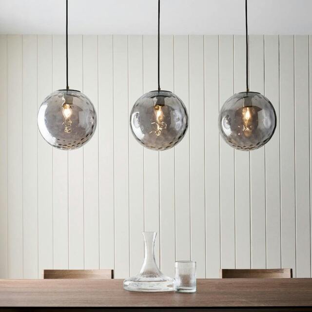 Rackhams Tamara 3-Light Antique Brass Pendant Bar - image 1