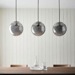 Rackhams Tamara 3-Light Antique Brass Pendant Bar - thumbnail 2