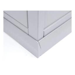 Rackhams Rocca 6 Drawer Chest of Drawers Brass Knob - Grey - thumbnail 6