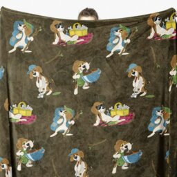 Rackhams Cuddly Soft Fleece Blanket for Pets & Cold Weather - 180 x 200 cm - Blue - thumbnail 4