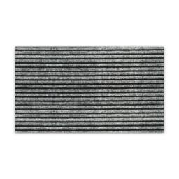 Rackhams Striped Needlefelt Doormat - Grey - 1.2m Wide x Per Metre - thumbnail 2