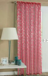 Rackhams Geneva Slot Top Voile Panel - 150cm x 137cm - White - thumbnail 3