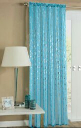 Rackhams Geneva Slot Top Voile Panel - 150cm x 137cm - White - thumbnail 2
