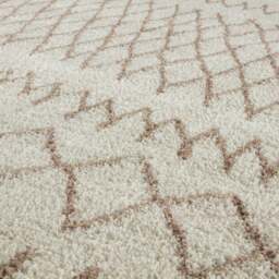 Rackhams Moroccan Ivory Beige Shaggy Rug - 930 - 60X110 cm - thumbnail 2