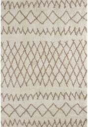Rackhams Moroccan Ivory Beige Shaggy Rug - 930 - 60X110 cm