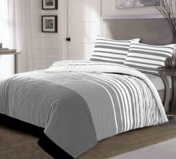 Rackhams Maximus Duvet Cover Set - White - King - thumbnail 1