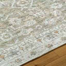 Rackhams Becki Owens Darling-Washable Brown Green Traditional Vintage Boho Rug - 200 x 275 cm - thumbnail 3