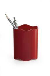 Rackhams TREND Pen Pot Pencil Holder Desk Tidy Organiser - 6 Pack - Red