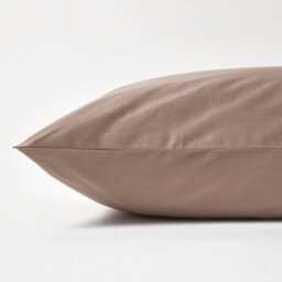 Rackhams Organic 400 TC Egyptian Cotton Sateen Pillowcase, European Size - Blue - 80 x 80 cm - thumbnail 3
