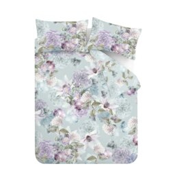 Rackhams RHS x Catherine Lansfield Floral Serenity So Soft Duvet Cover Set Blue - Super King - Blue - thumbnail 6