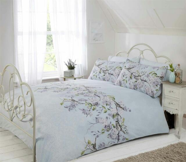 Rackhams Eloise Duvet Cover Set - Blue - Double - image 1