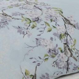Rackhams Eloise Duvet Cover Set - Blue - Double - thumbnail 4