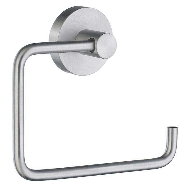 Rackhams Brushed Chrome Toilet Roll Holder