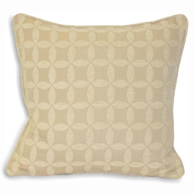 Rackhams Palma Cushion Cover - Natural - 55x55cm - Natural - 100% Polyester - image 1