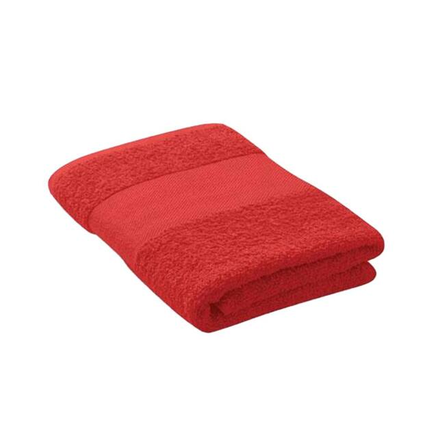 Rackhams Serry Organic Towel - Red - One Size - Red - 100% Organic Cotton - image 1