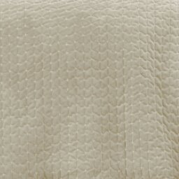 Rackhams Attica Velvet Embroidered Bedspread Natural - 240 x 260 cm - Natural - thumbnail 2