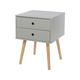 Rackhams Scandia 2-Drawer Premium Bedside Cabinet - Medium - mdf - 1 - thumbnail 5