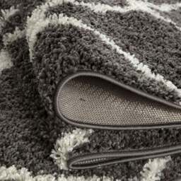Rackhams Moroccan Dark Grey Shaggy Rug - 740 - 200X290 cm - thumbnail 3