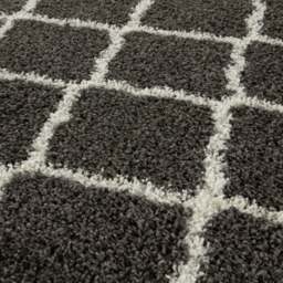 Rackhams Moroccan Dark Grey Shaggy Rug - 740 - 200X290 cm - thumbnail 2