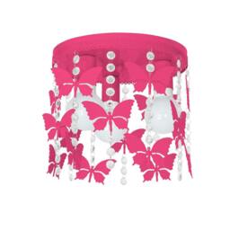 Rackhams Angelica Hot Pink Ceiling Lamp Hand Made - thumbnail 4