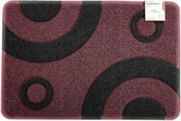 Rackhams Geo Circle Spaghetti Doormat 90x60cm - Purple - Purple - thumbnail 1