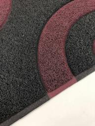 Rackhams Geo Circle Spaghetti Doormat 90x60cm - Purple - Purple - thumbnail 5