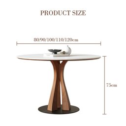 Rackhams Seraphim Round Dining Table - ⌀90cm - thumbnail 6