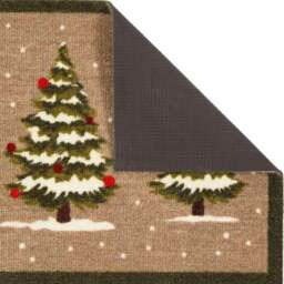 Rackhams Washable Winter Mat and Runner Plant Design - 50X150 cm - thumbnail 4