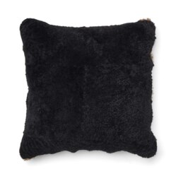 Rackhams Zebra Cushion - Doublesided - 60x60 cm - Black/Taupe - thumbnail 4