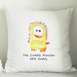 Rackhams Personalised Childrens Drawing Photo Upload Cushion - thumbnail 2