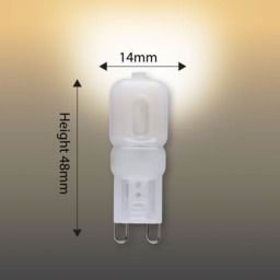 Rackhams G9 LED Bulb 2W Energy Saving Light Bulbs - Pack of 10 - thumbnail 5