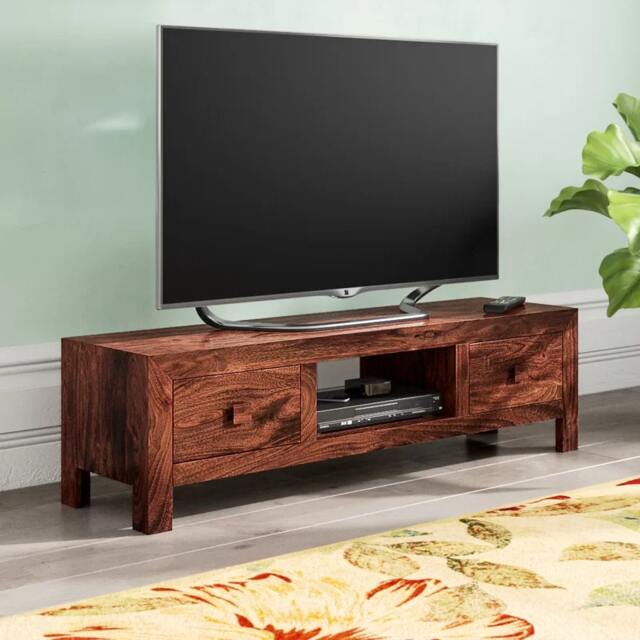 Rackhams Maxen Mango Plasma Media Unit - 145 cm - 40 cm - Wood - image 1
