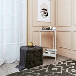 Rackhams CL Scarlett End Table Set White Marble - White - thumbnail 4
