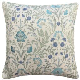 Rackhams Pair of Cotswold Floral Double Sided Zip Opening Cushions - Cases Only - Blue