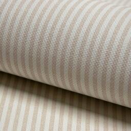 Rackhams Pinstripe Nursery Textured Wallpaper Natural Beige - thumbnail 3